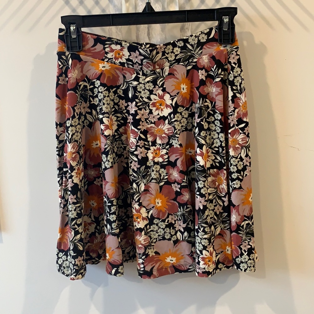 Floral skater skirt